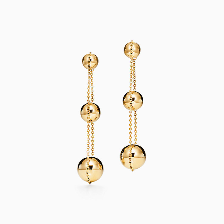 Gouden oorbellen Tiffany HardWear
